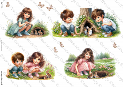 RP Vidiecka jar - 4x deti a mláďatká