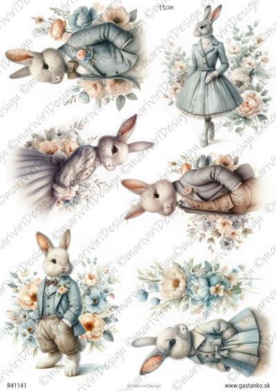 RP Vintage zajkovia - šiesti elegantní