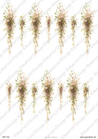 RP Tanec vo vánku - prevísavé girlandy kvietkov