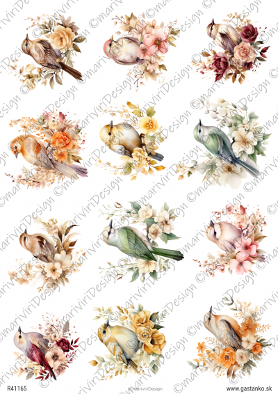 RP Vtáčiky - 12x medzi kvetmi