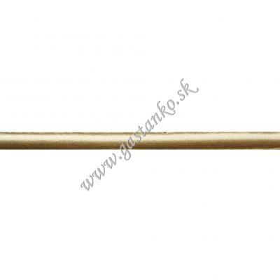 Kovový dekoračný prúžok 6mm šampanský zlatý