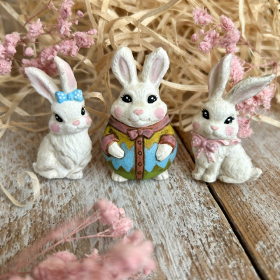 Silikónová forma Traja zajkovia