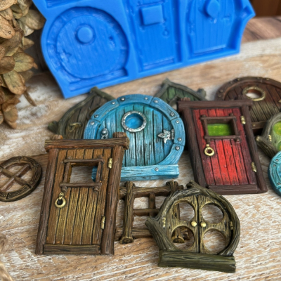 Silikónová forma Rozprávkové okná a dvere