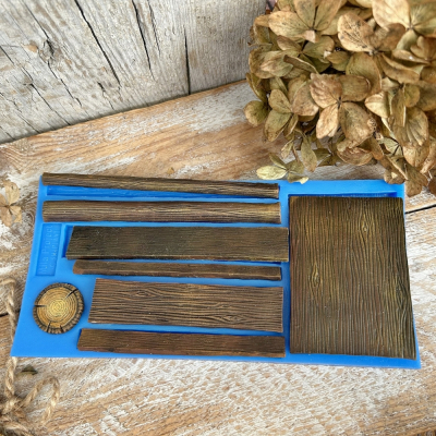 Silikónová forma Dosky a polená