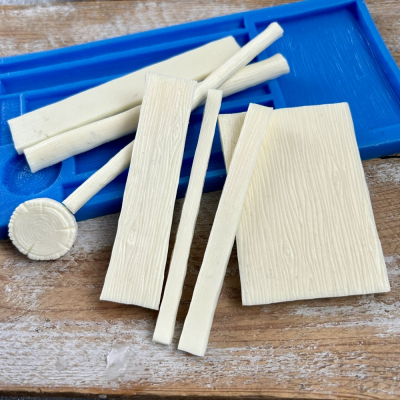 Silikónová forma Dosky a polená