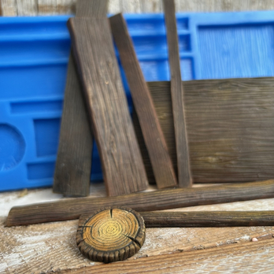 Silikónová forma Dosky a polená