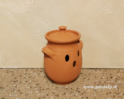 Keramická nádoba na cesnak V15cm