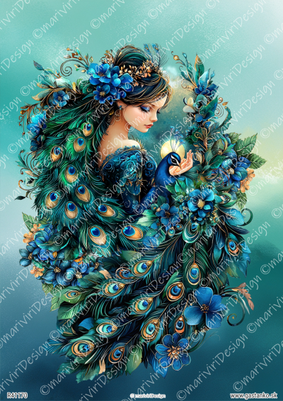 RP Pávy - dáma s pávom