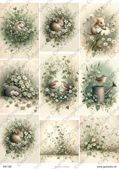 RP Zelená kolekcia - drobné zvieratká v zeleni