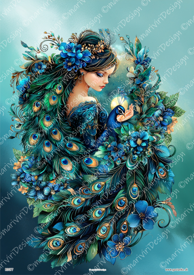 RP Pávy - dáma s pávom