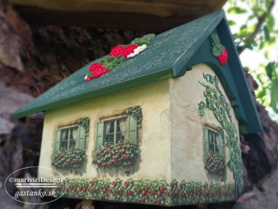 RP Sezóna jahôd - diorama vidiecke okná a dvere malé