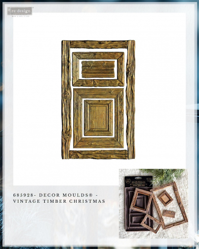 Silikónová forma Vintage Timber Christmas 685928