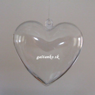 Akrylové srdiečko 6cm
