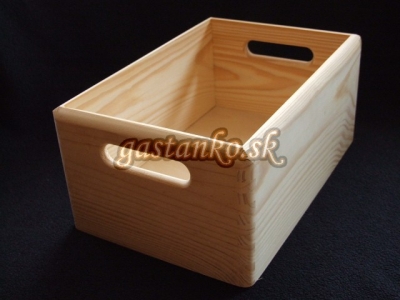 Bednička s otvormi 20x30x13 s nožičkami