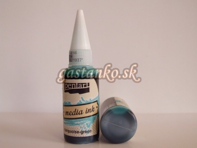 Media Ink turquoise green - tyrkisovo zelený