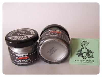 Vosková pasta metalická strieborná 20ml