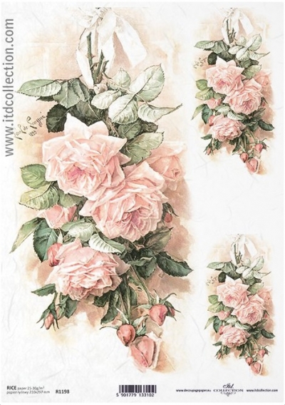 Kytice ružových ruží