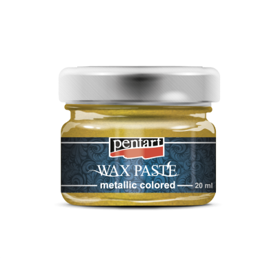 Vosková pasta metalická žltá 20ml