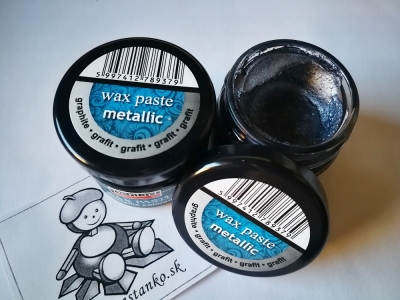 Vosková pasta metalická grafitová 20ml