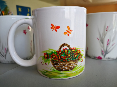 Farba na sklo a porcelán tyrkysovozelená