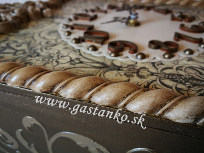 Rustikálne skrinkové hodiny