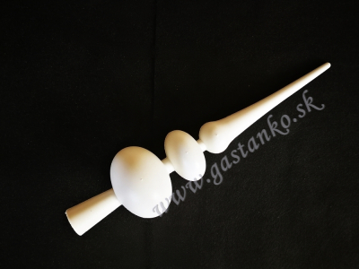 Biely plastový špic 32cm