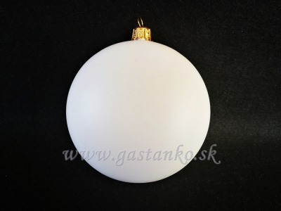 Biely plastový medailón 20cm