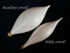 Biely plastový cencúľ 18cm štíhly