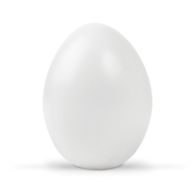 Biele plastové vajíčko 9cm