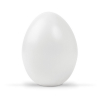 Biele plastové vajíčko 12cm