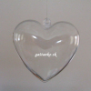Akrylové srdiečko 8cm