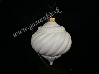 Biela plastová vrtuľka 11cm