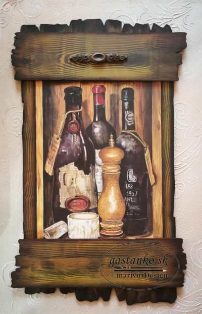 Vyštrbená tabuľka-podnos 29x53